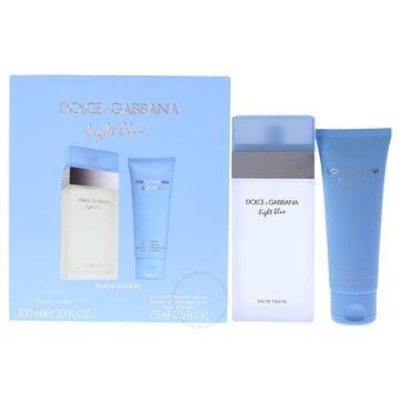 DOLCE GABBANA LIGHT BLUE 3.3 TRAVEL SET (WG)