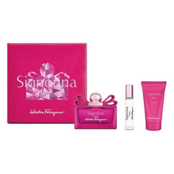 SIGNORINA RIBELLE BY SLVATORE FERRAGAMO 3.4 3PC (WG)