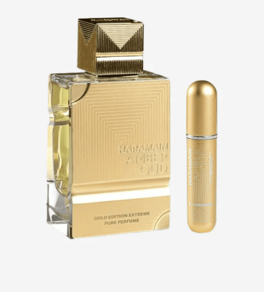 AL HARAMAIN AMBER OUD GOLD EDITION EXTREME WITH ATOMIZER EXTRAIT DE PARFUM 3.4 (U)