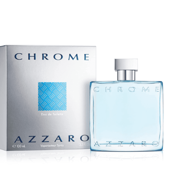 Chrome Eau de Toilette Spray for Men by Azzaro