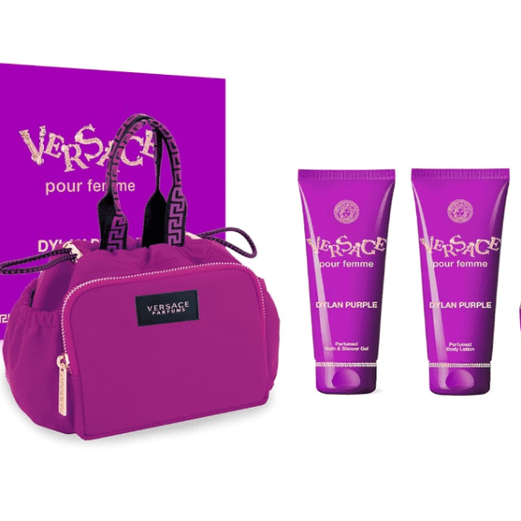 VERSACE DYLAN PURPLE EDP 3.4 4PC (WG)